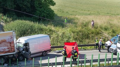 Wypadek na autostradzie A4 