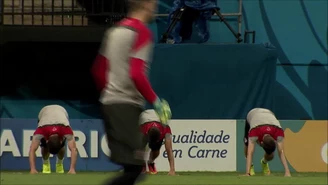 MŚ 2014: Chorwaci trenowali przed meczem z Kamerunem. Wideo
