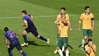 Mecz Australia - Holandia 2-3 na MŚ 2014