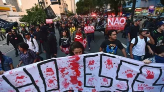 MŚ 2014 - demonstracje w Sao Paulo 