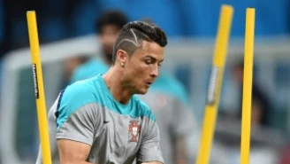 MŚ 2014 - Ronaldo z nową fryzurą gotowy na mecz z USA