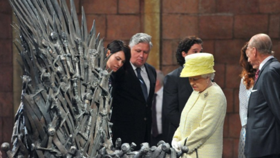 Królowa Elżbieta II na planie "Gry o Tron"