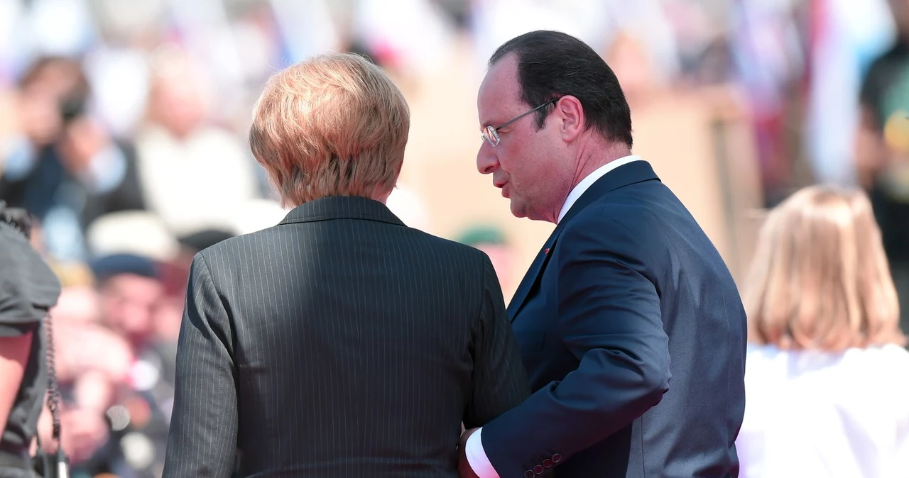 Angela Merkel i Francois Hollande