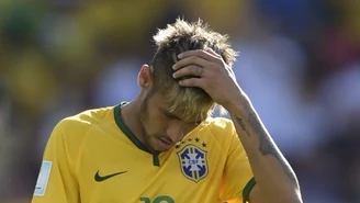 MŚ 2014 - Neymar kontuzjowany. Niepokój w Brazylii