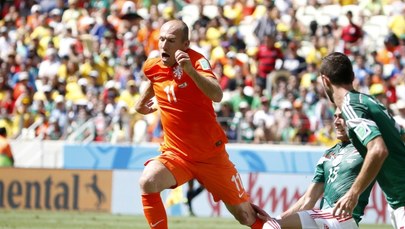 Mundial 2014: Mecz Holandia - Meksyk. "Pomarańczowi" triumfują