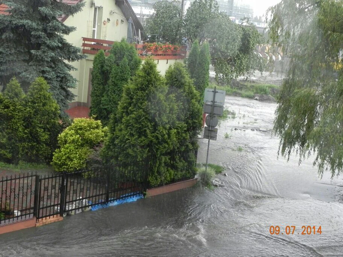 Gwałtowna burza przeszła nad Krakowem. Są liczne podtopienia - między innymi przy ul. Wielickiej. Informację o tym zdarzeniu i zdjęcia otrzymaliśmy na Gorącą Linię RMF FM.