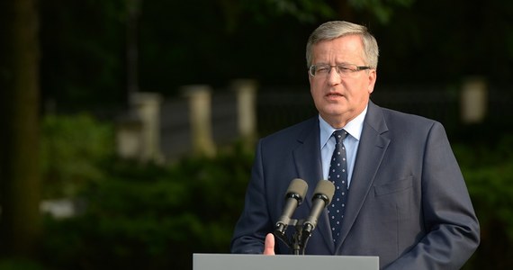 Prezydent Bronisław Komorowski uważa, że próba zdestabilizowania ukraińskiego państwa, czego efektem było zestrzelenie malezyjskiego samolotu, jest problemem nie tylko Ukrainy, ale problemem globalnym.