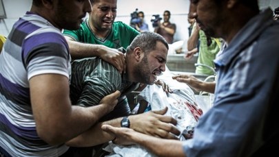 Wstrząsająca relacja z Gazy. Ojciec miał szczątki syna w torbie