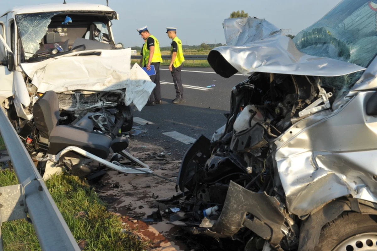 7 osób zostało rannych na drodze krajowej nr 10 koło Stargardu Szczecińskiego. Czołowo zderzyły się dwa busy. Droga jest już przejezdna.