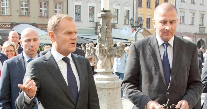 Donald Tusk i Rafał Dutkiewicz