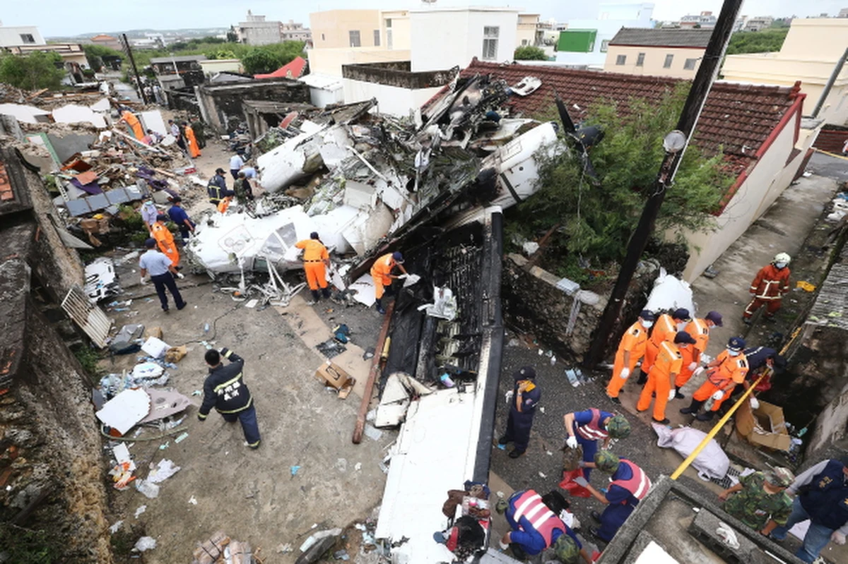 48 osób zginęło a 10 zostało rannych we wczorajszej katastrofie samolotu tajwańskich linii lotniczych Transasia, który rozbił się przy lądowaniu w mieście Magong na należącym do Tajwanu archipelagu Peskadorów - poinformowały tajwańskie władze. Wcześniej służby ratownicze informowały o 51 ofiarach śmiertelnych. Wszystko wskazuje na to, że do tragedii przyczyniły się warunki atmosferyczne. 