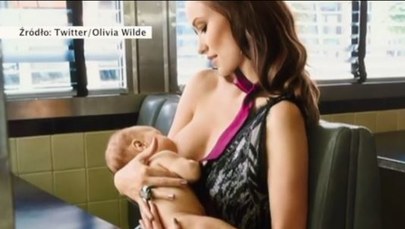 Olivia Wilde karmiła synka piersią w restauracji