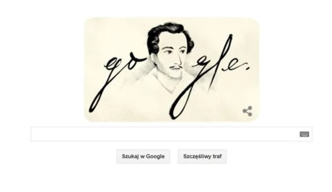 Juliusz Słowacki w Google Doodle