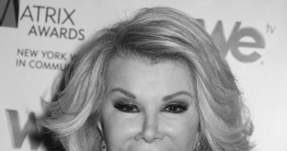 Nie żyje amerykańska gospodyni programów telewizyjnych i aktorka Joan Rivers. 81-letnia prezenterka kilka dni temu zapadła w śpiączkę. 