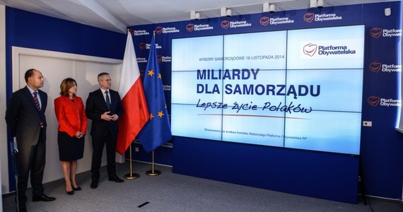 "Miliardy dla samorządu - lepsze życie Polaków" - pod takim hasłem do wyborów samorządowych 16 listopada przystąpi PO. Sztab Platformy zaprezentował pierwszy spot wyborczy. Motywem przewodnim kampanii jest wykorzystanie środków z UE.