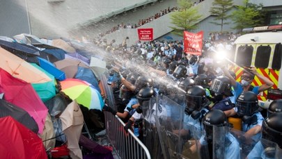 Hongkong: Policja zaatakowała protestujących 