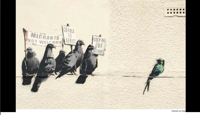 Władze Clacton-on-Sea usunęły mural Banksy’ego