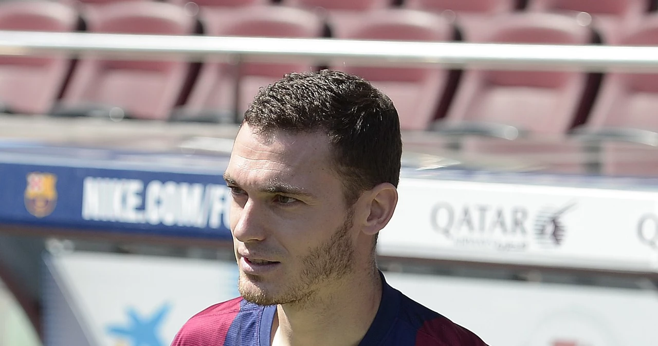 Piłkarz Barcelony Thomas Vermaelen