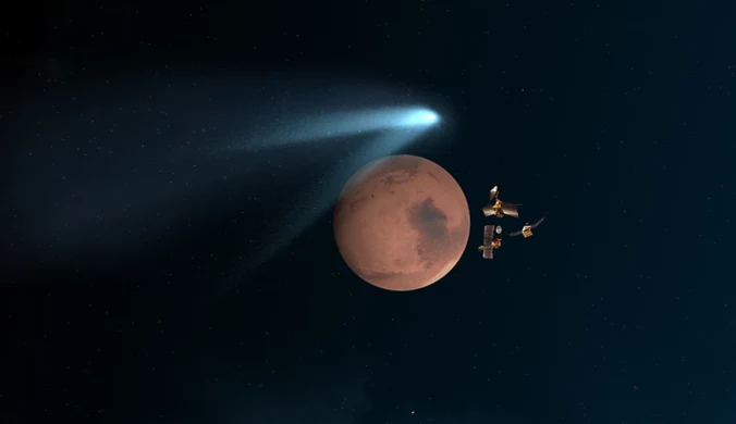 Kometa Siding Spring przeleciała blisko Marsa