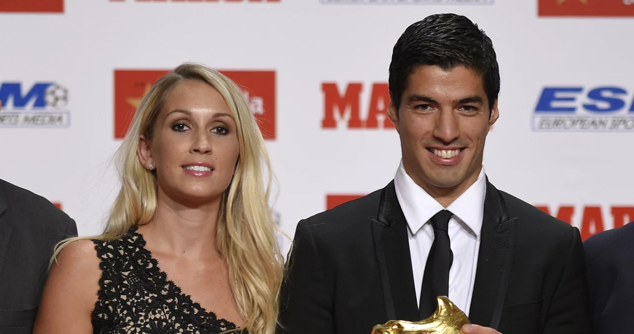 Luis Suarez z żoną Sofią Balbi 