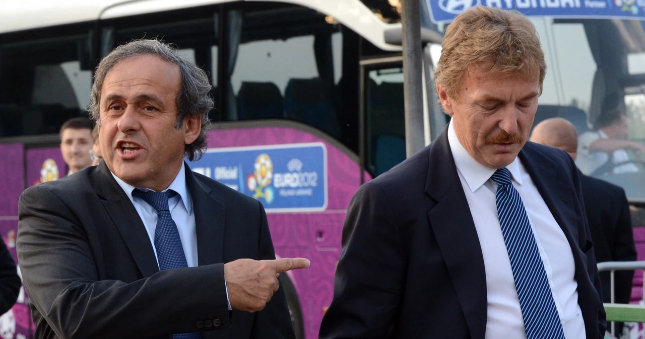 Michel Platini i Zbigniew Boniek