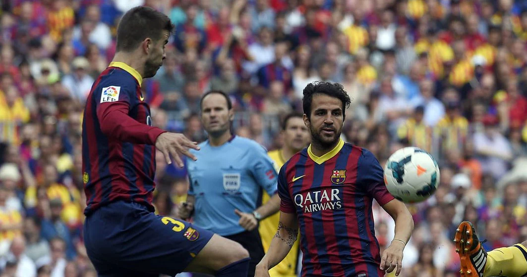 Gerard Pique i Cesc Fabregas