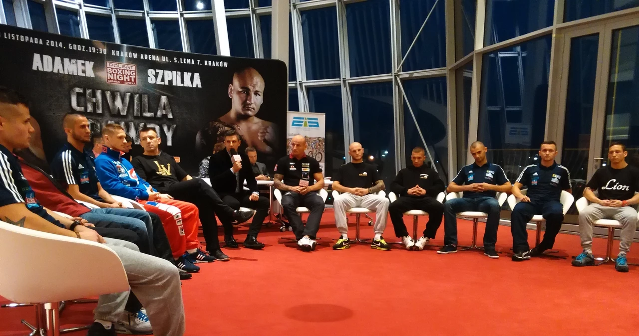 Konferencja prasowa przed sobotnią galą bokserską Polsat Boxing Night