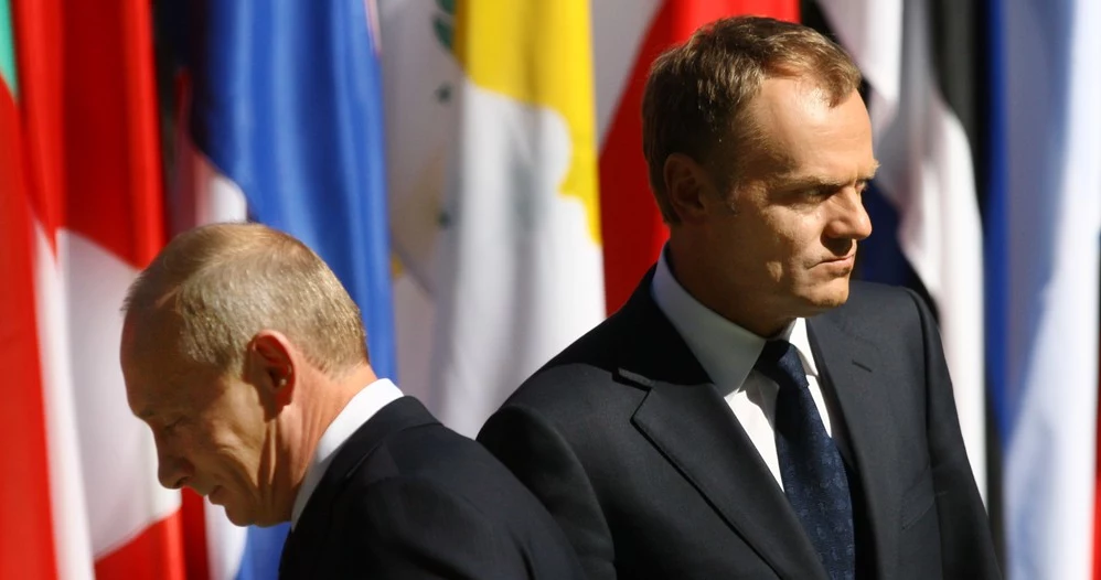 Władimir Putin i Donald Tusk