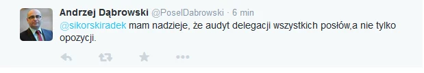 Poseł Andrzej Dąbrowki (SP)