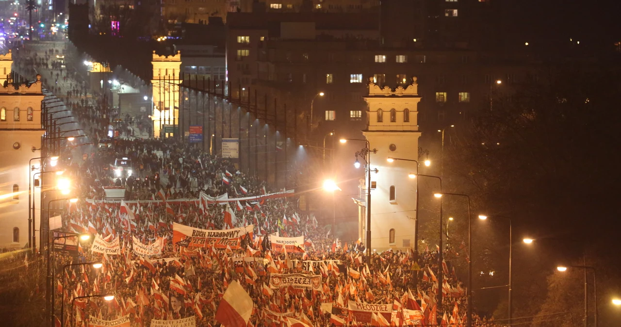 Na warszawskim marszu pojawiły się prorosyjskie środowiska