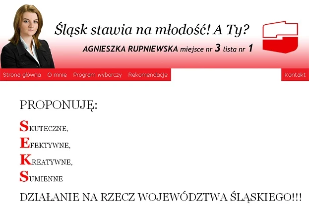 "Działanie na rzecz województwa śląskiego"