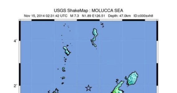 ​Trzęsienie ziemi o sile 7,3 st. w skali Richtera w rejonie wysp Moluków, na wschodzie Indonezji. Amerykańska Służba Geofizyczna (USGS) ostrzegła, że istnieje niebezpieczeństwo wystąpienia lokalnych fal tsunami. 