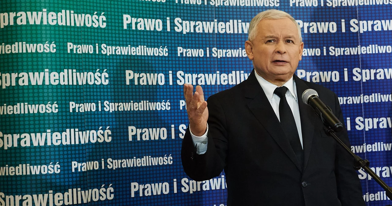 Prezes PiS Jarosław Kaczyński 