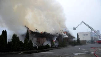 Pożar restauracji w Szczecinie