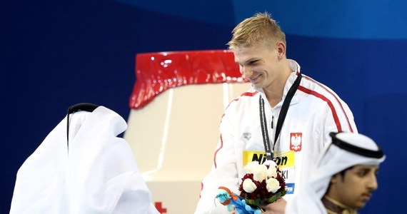 Radosław Kawęcki obronił tytuł mistrza świata w pływaniu na krótkim basenie na dystansie 200 metrów. Tym samym zdobył już drugi medal w Dausze. 