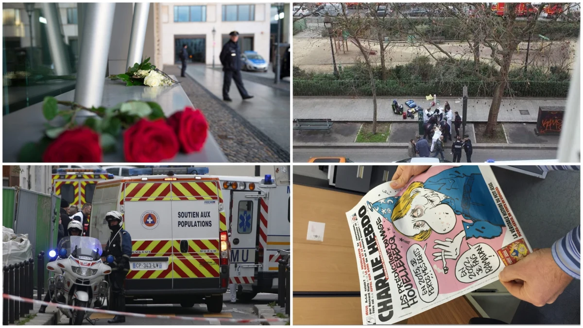 Dwanaście osób zginęło, a kilkanaście zostało rannych w strzelaninie w głównej siedzibie francuskiego satyrycznego tygodnika "Charlie Hebdo" w Paryżu. Wśród zabitych są szef tygodnika, jego najbardziej znani dziennikarze i rysownicy oraz policjanci. Jak relacjonują świadkowie - sprawcy zamachu działali z wyjątkowym okrucieństwem. Wciąż są poszukiwani. Najświeższe doniesienia publikowaliśmy w naszej relacji minuta po minucie.