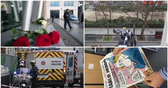 Dwanaście osób zginęło, a kilkanaście zostało rannych w strzelaninie w głównej siedzibie francuskiego satyrycznego tygodnika "Charlie Hebdo" w Paryżu. Wśród zabitych są szef tygodnika, jego najbardziej znani dziennikarze i rysownicy oraz policjanci. Jak relacjonują świadkowie - sprawcy zamachu działali z wyjątkowym okrucieństwem. Wciąż są poszukiwani. Najświeższe doniesienia publikowaliśmy w naszej relacji minuta po minucie.