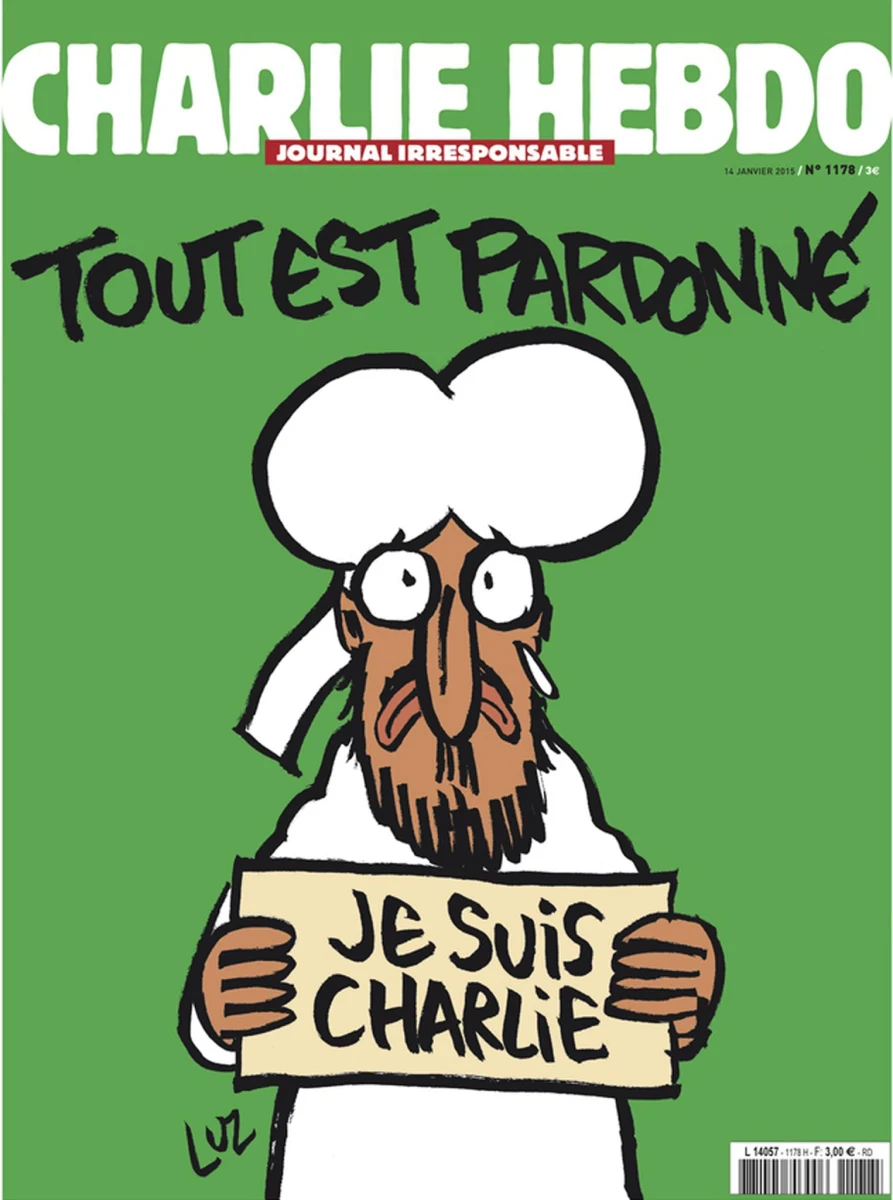 Pismo "Charlie Hebdo", w którego redakcji zamachowcy zabili 12 osób, nie rezygnuje z kontrowersyjnej działalności. W najnowszym numerze na okładce zamieszczona została karykatura proroka Mahometa z napisem "wszystko wybaczone".