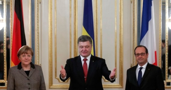 Prezydent Ukrainy Petro Poroszenko oświadczył w Monachium, że jest gotowy do ogłoszenia "pełnego i bezwarunkowego rozejmu" na wschodzie kraju.  "Jestem gotowy w każdej chwili ogłosić zawieszenie broni na wschodzie Ukrainy - bez jakichkolwiek warunków, aby zatrzymać rosnącą liczbę ofiar wśród ludności cywilnej" - powiedział Poroszenko podczas spotkania z dziennikarzami.