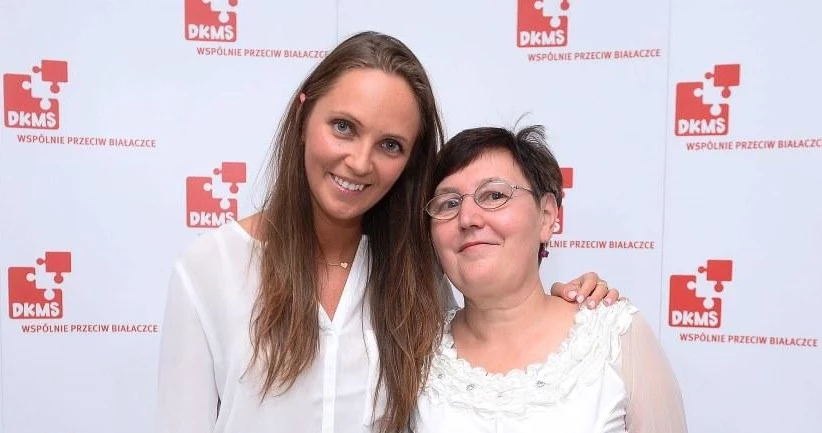 Beata i pani Bogusia poznały się w październiku ubiegłego roku. Fot: www.dkms.pl