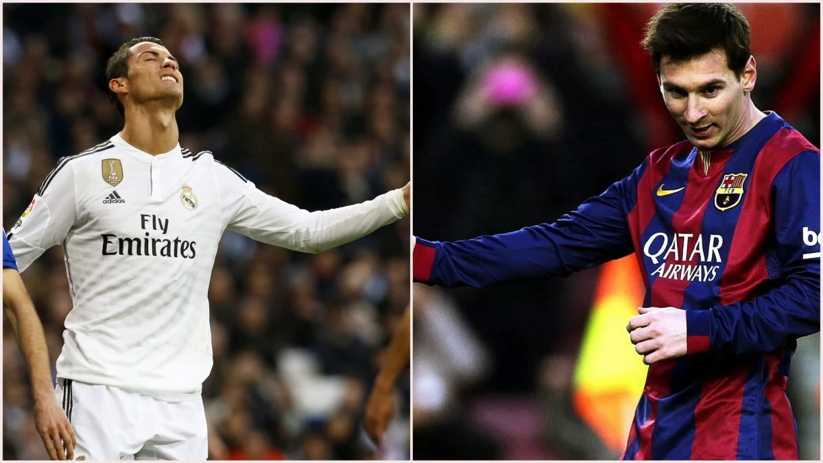 Wygląda to trochę jak piękny tenisowy mecz. Po obu stronach siatki wybitni gracze toczą od dłuższego czasu niekończącą się wymianę. Po jednej stronie kibice Barcelony, po drugiej - Realu. Niemal przed każdym meczem obu drużyn w Primera Division, Pucharze Króla czy Lidze Mistrzów fani licytują się, która gwiazda strzeli więcej bramek, która pobije kolejny rekord. O ile na początku sezonu górą byli wyznawcy talentu Portugalczyka, to teraz karta się odwróciła.