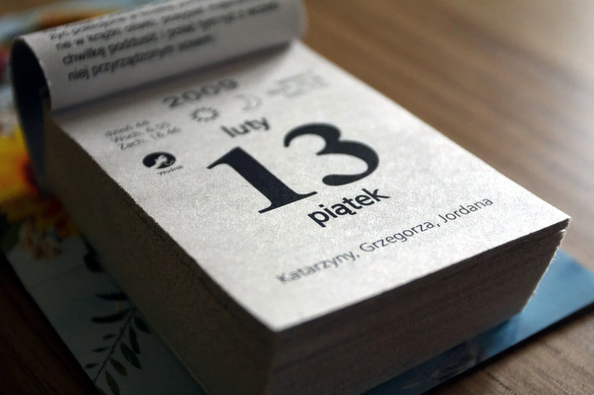 Piątek trzynastego w ciągu roku przypada co najmniej raz i maksymalnie trzy razy. Ta druga możliwość dotyczy roku 2015. Kolejna taka data w kalendarzu pojawi się w listopadzie. Czy wy boicie się piątku trzynastego?