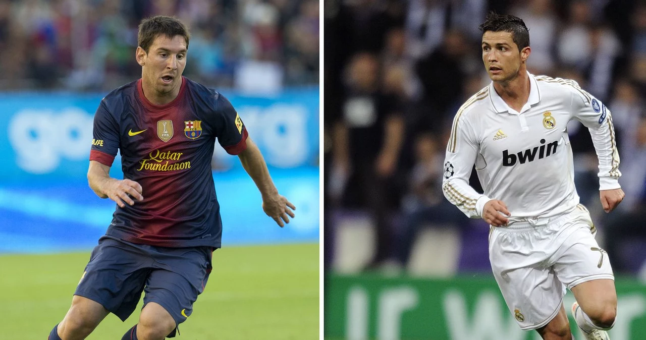 Lionel Messi (Barcelona, z lewej) i Cristiano Ronaldo (Real Madryt)