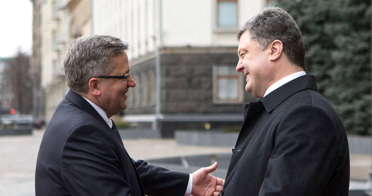 Bronisław Komorowski i Petro Poroszenko; zdj. ilustracyjne