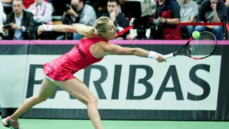 Puchar Federacji: Ula Radwańska - Timea Bacsinszky 2:6, 1:6