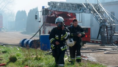 Pożar hali magazynowej w Wielkopolsce
