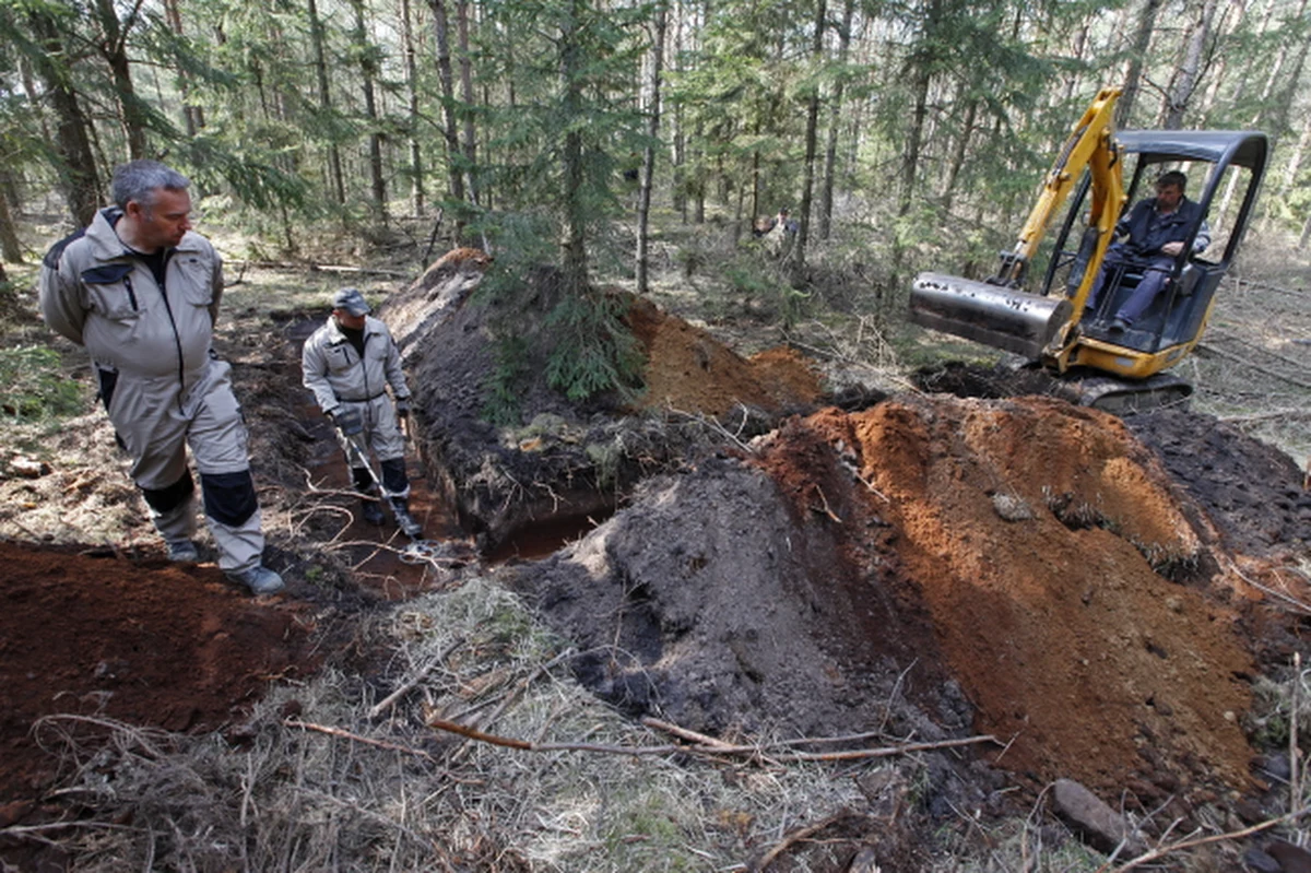 Prokuratorzy z oddziału IPN w Białymstoku we współpracy m.in. z archeologami przeprowadzili w sobotę badania sondażowe niedaleko Gib (Podlaskie). Poszukiwali tam miejsc, gdzie mogą być pochowane ofiary obławy augustowskiej z lipca 1945 roku.  