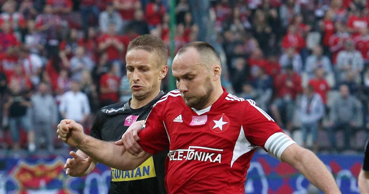 Arkadiusz Głowacki w meczu z Koroną Kielce