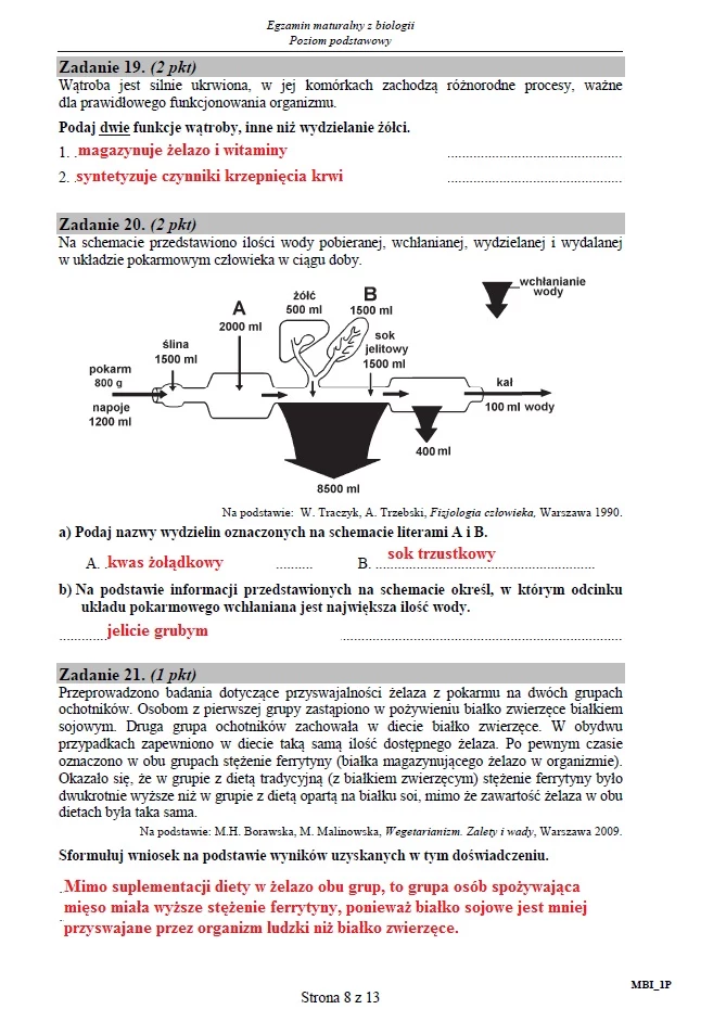 Matura 2015 - biologia