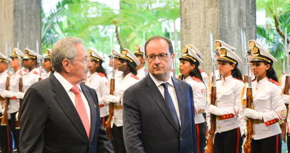 Prezydent Francji Francois Hollande spotkał się z Fidelem Castro w jego rezydencji w Hawanie. Wieczorem rozmawiał z prezydentem Raulem Castro na temat stosunków Kuba-UE. Oba spotkania odbywały się za zamkniętymi drzwiami. 